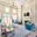Spacious clubhouse with ample seating and large tv 