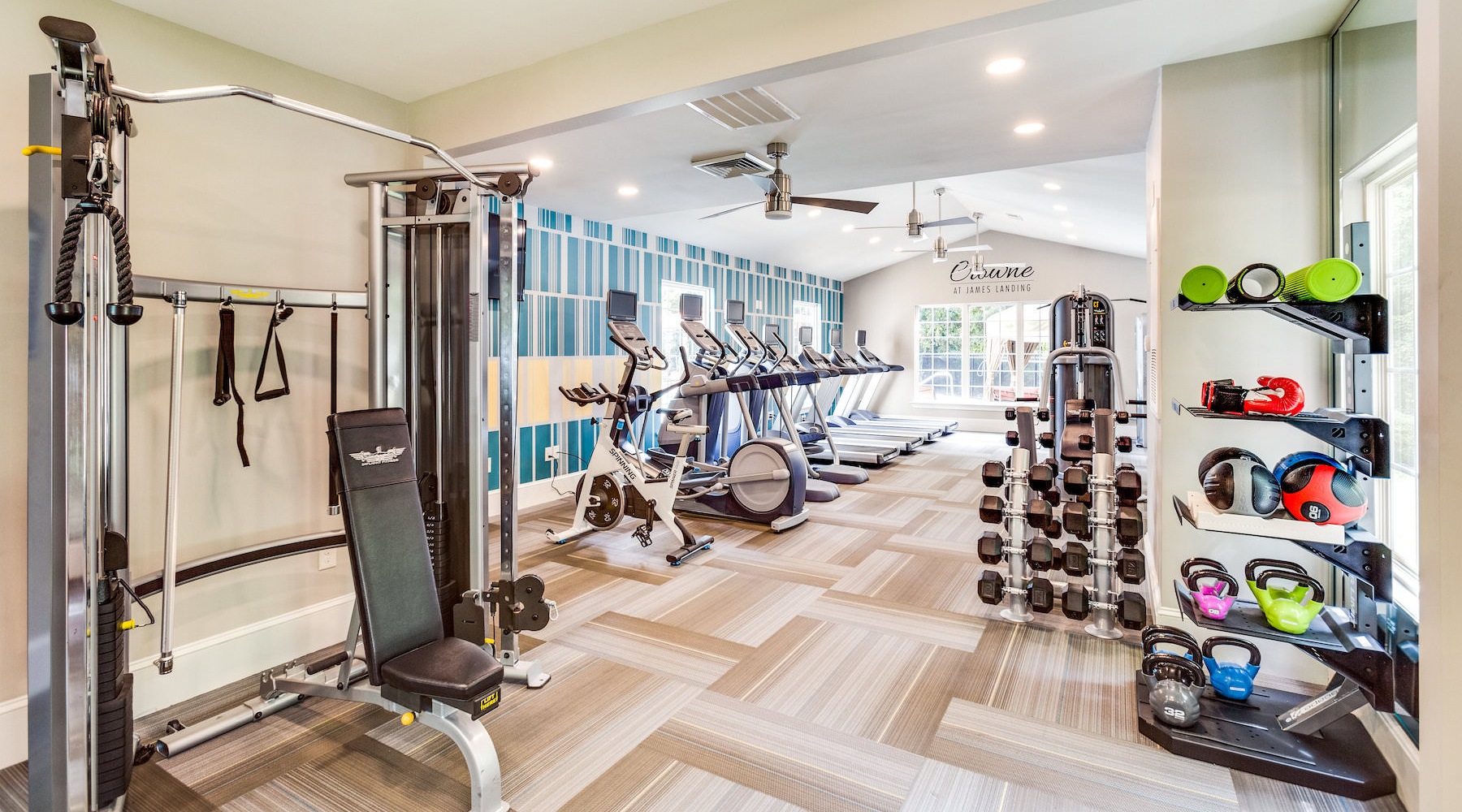 Crowne at James Landing is a petfriendly apartment community in